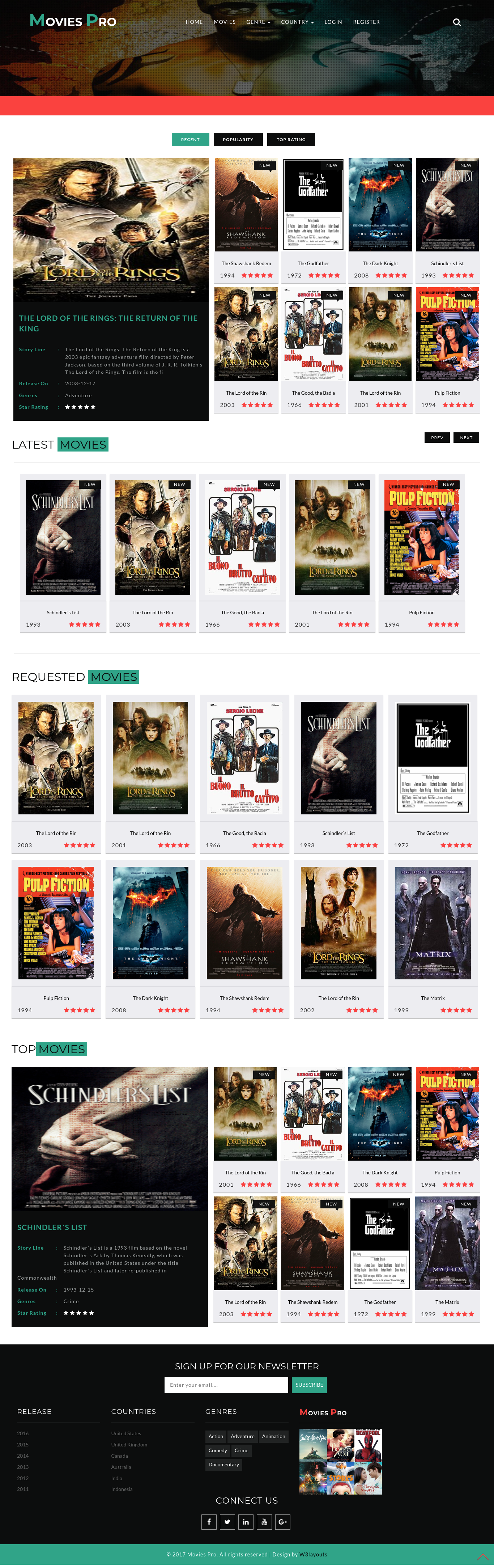 Movies App project preview